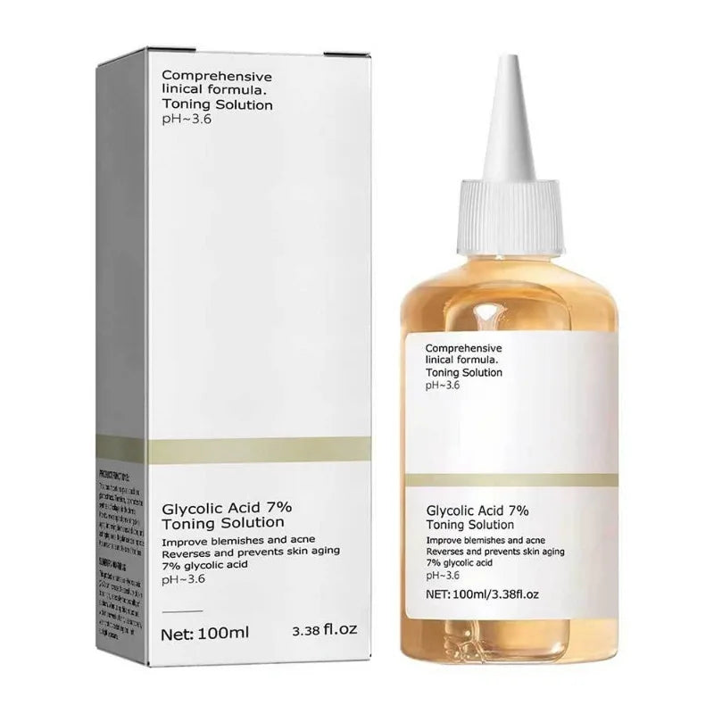 Tônico Esfoliante Suave com Ácido Glicólico 7% – Pele Limpa e Hidratada - Zincare