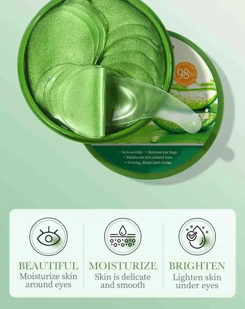 Máscara de Olhos Zincare 60pcs – Hidratação Intensa e Redução de Linhas Finas - Zincare
