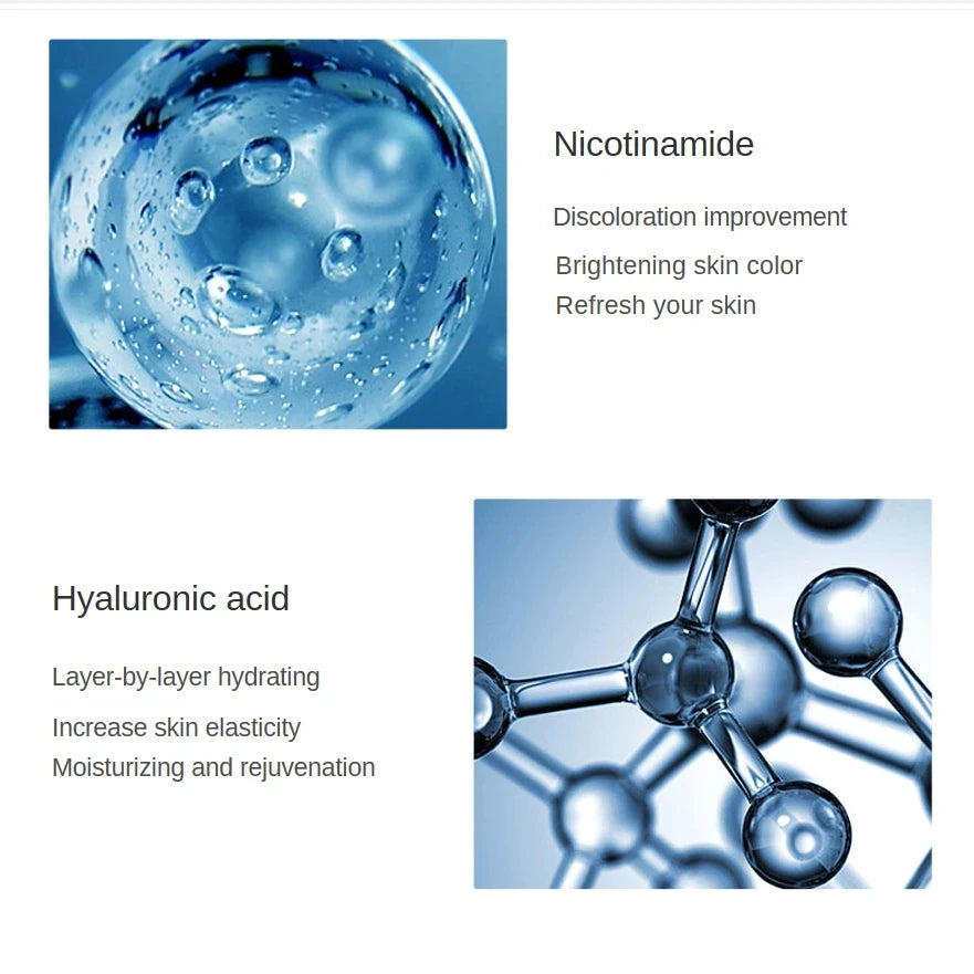 Essência Facial 500ml Ácido Hialurônico e Niacinamida | Hidratação Máxima, Clareamento e Anti-idade. - Zincare
