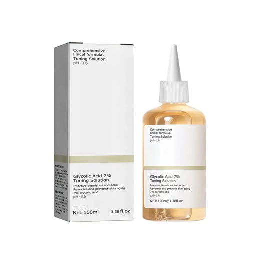 Tônico Esfoliante Suave com Ácido Glicólico 7% – Pele Limpa e Hidratada - Zincare